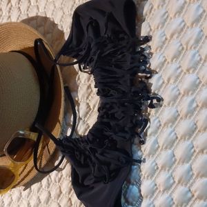 Victorias Secret fringed swim top